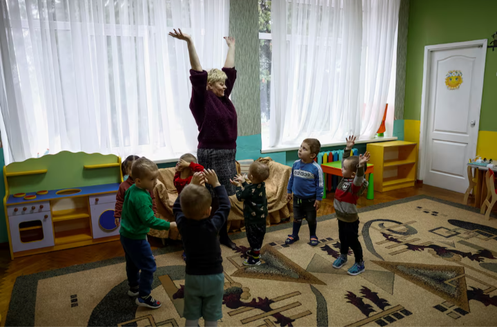 Born Amid War: Ukrainian Toddlers Adapt to Life in Conflict