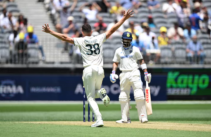 Starc and Hazlewood Shine as India Crumbles in Perth Test Opener