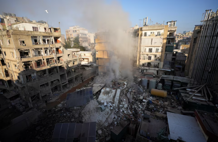 Devastating Israeli Airstrike Levels Beirut Building, Killing Four Amid Escalating Conflict